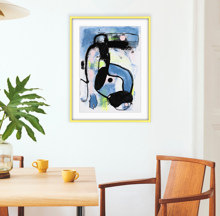 Kunsttryk, gicleetryk af Henriette Stennow Larsen, KÅNST