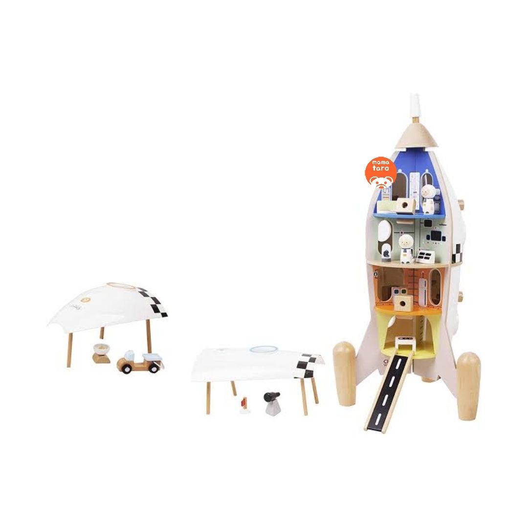 Wooden Play Rocket