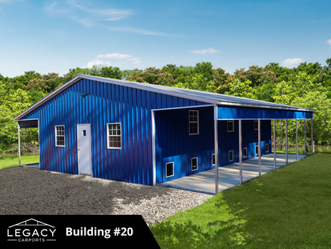 42x35x10/8 Custom Metal Building