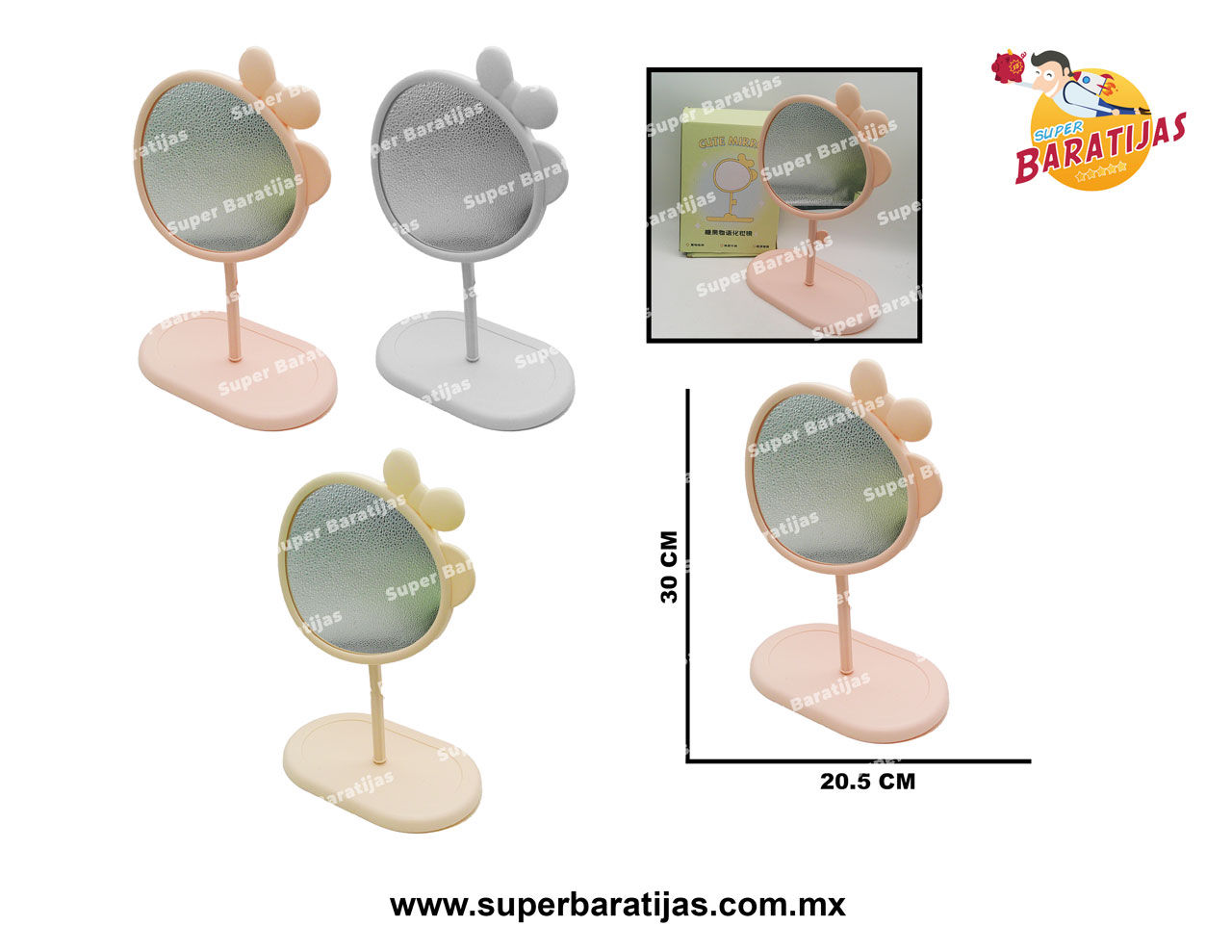 (1B8) ESPEJO C/SOPORTE