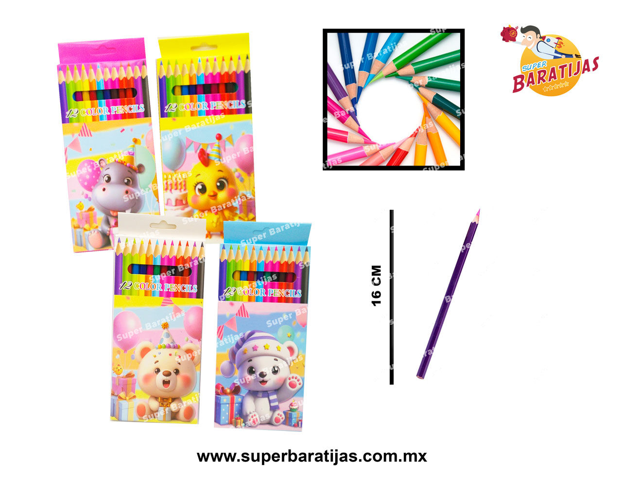 (1D10) COLORES C/12 COLORES
