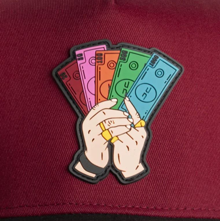 Miniatura: (4A1) GORRA BILLETES COLORES TINTO, NEGRO