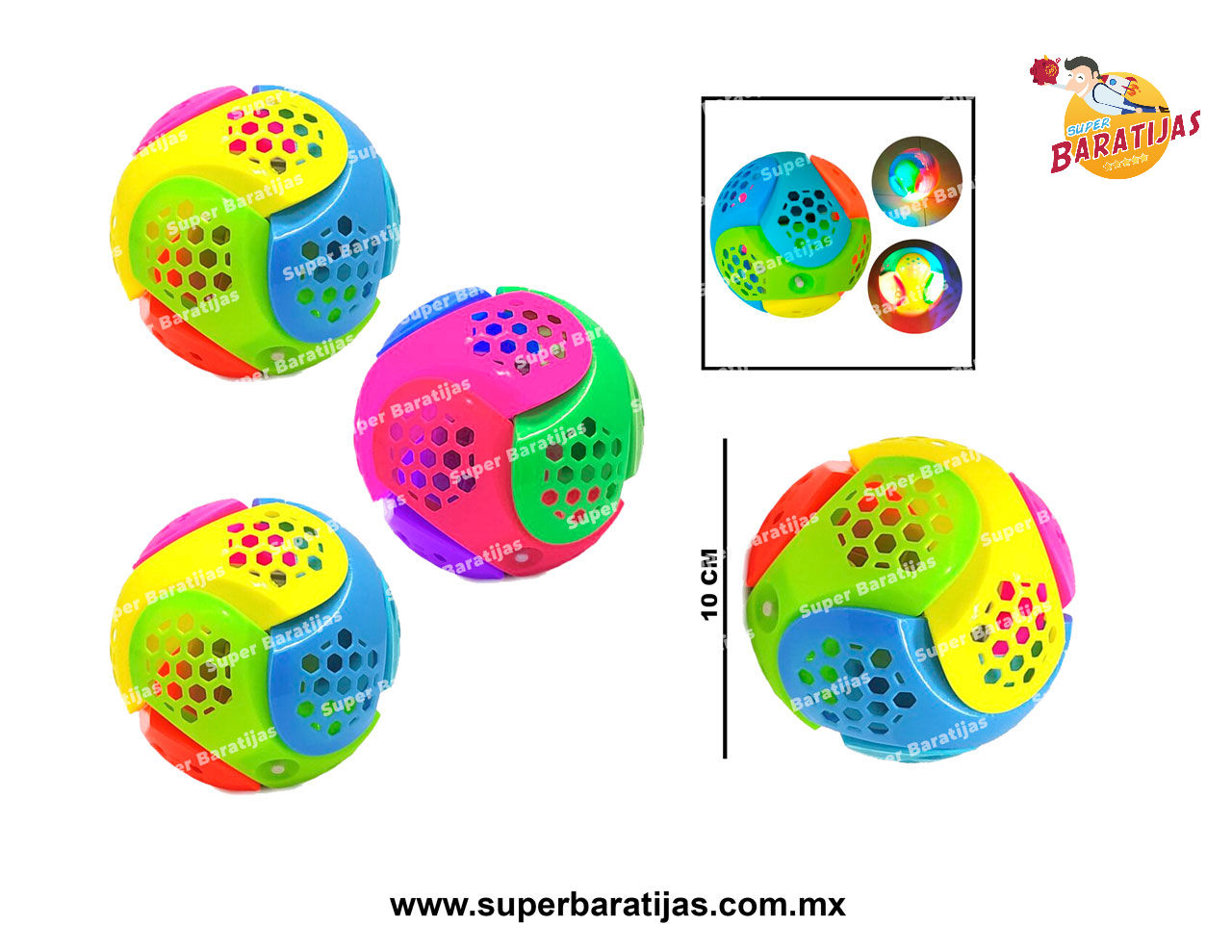 (1H22) (1J17) PELOTA LOCA C/LUZ