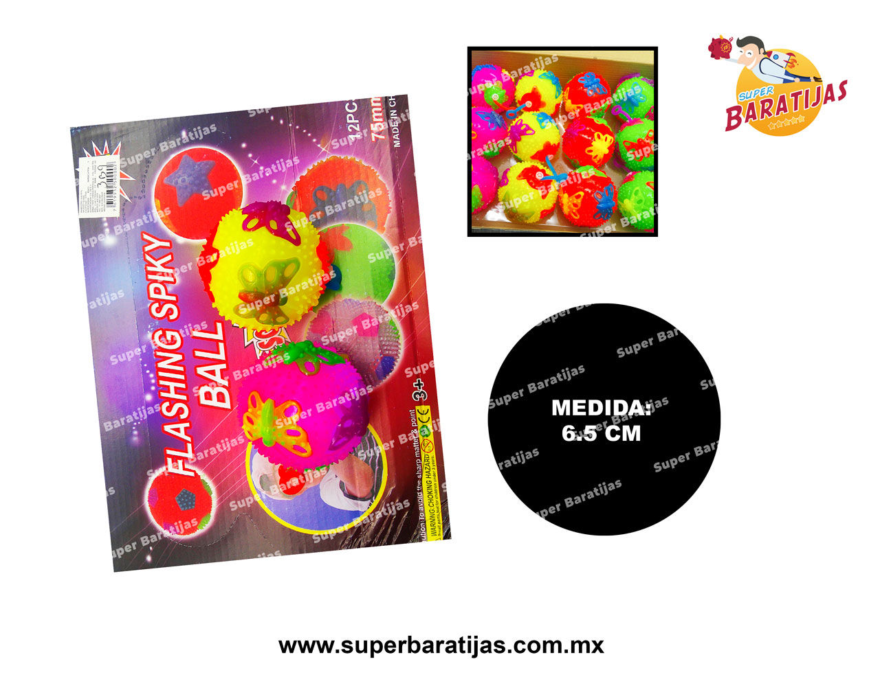 (1I11) PELOTA MARIPOSA C/LUZ