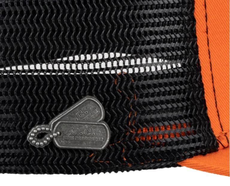 Miniatura: (4A1) GORRA GRANADA NARANJA, NEGRO
