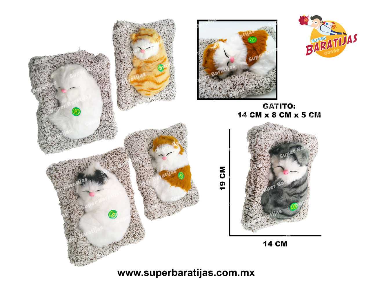 (1K13) GATO CAMA C/SONIDO