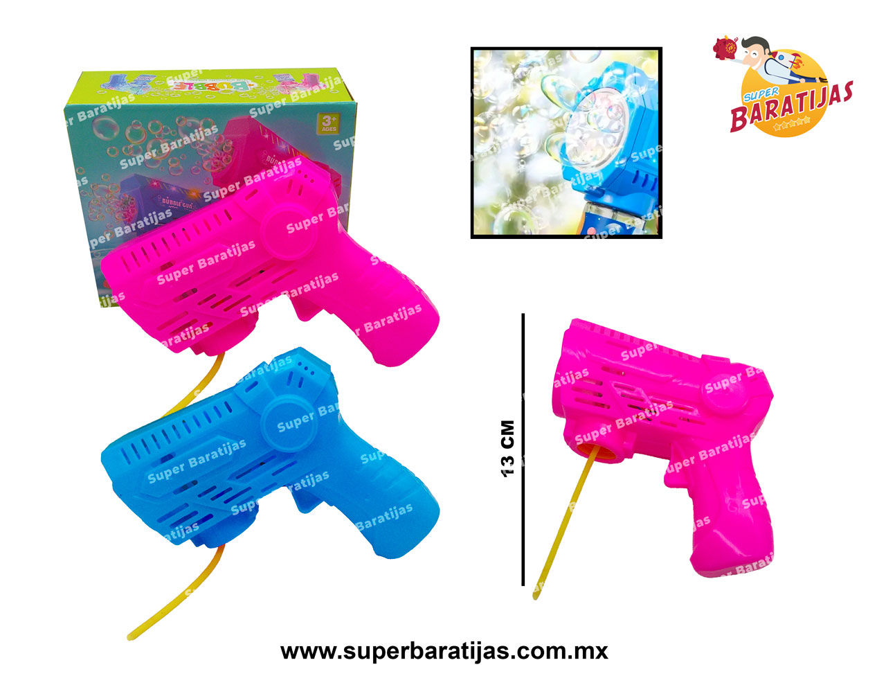 (1M17) PISTOLA BURBUJAS