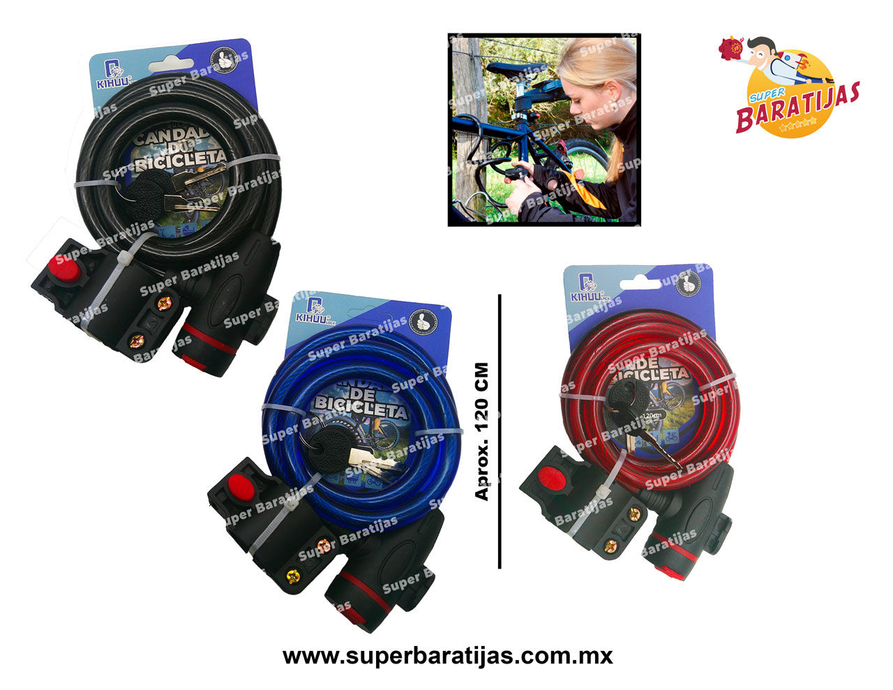 (1B5) CANDADO BICICLETA