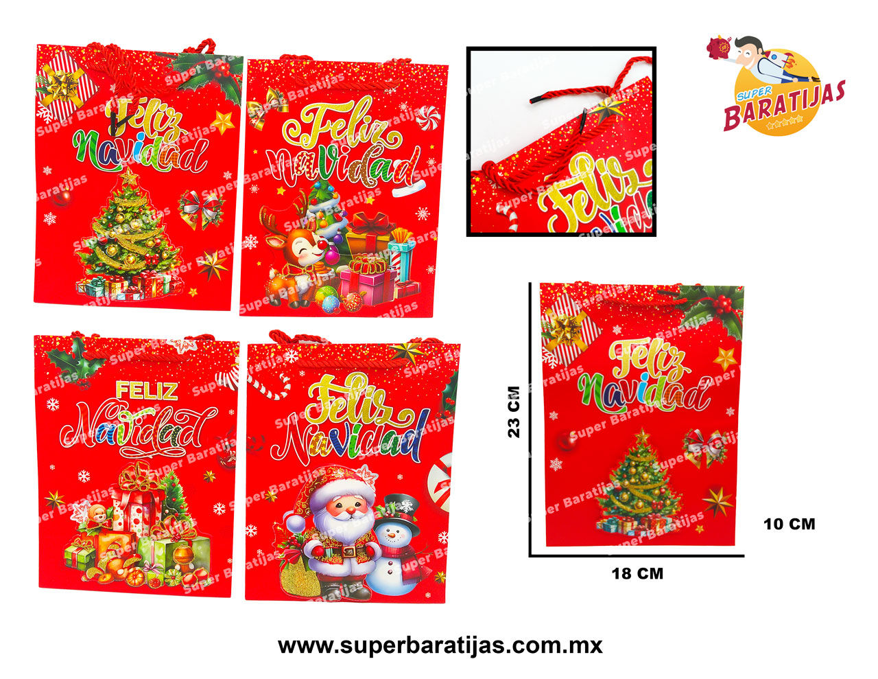 (3K28) BOLSA REGALO NAVIDAD