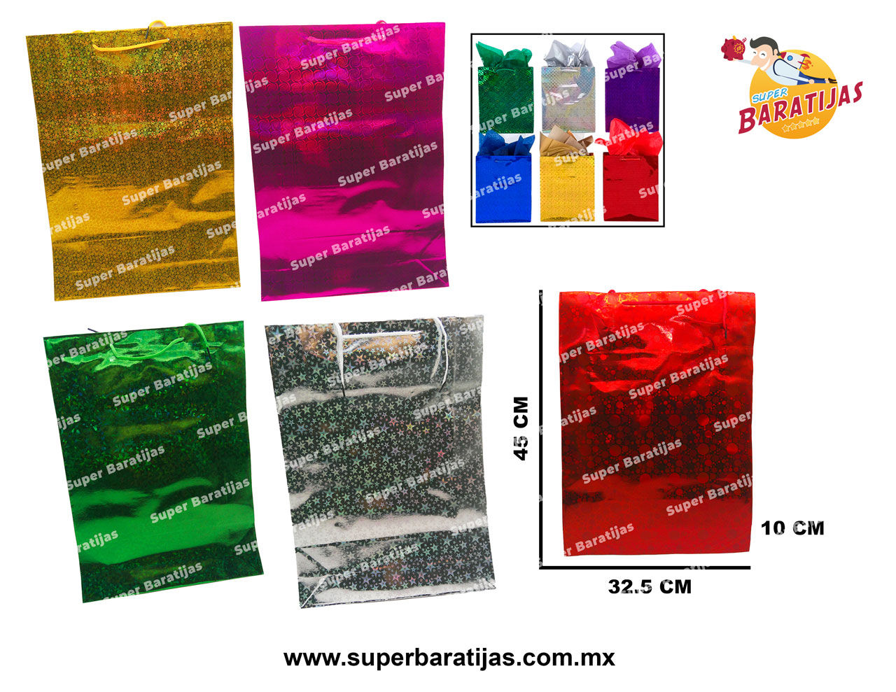 (1F9) (1E11) BOLSA REGALO METALICA