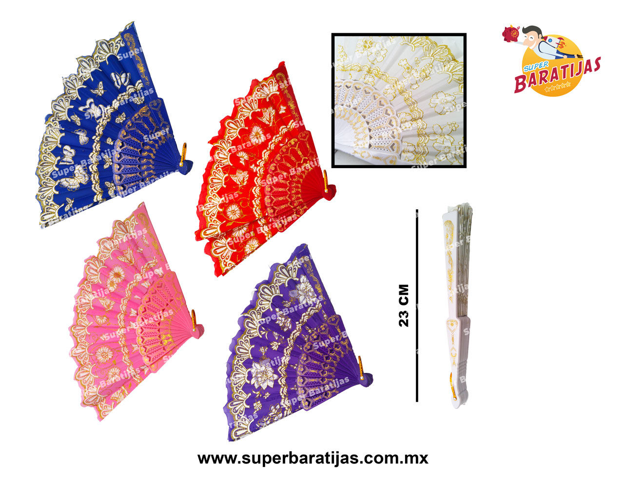 (3R19) ABANICO DECORADO