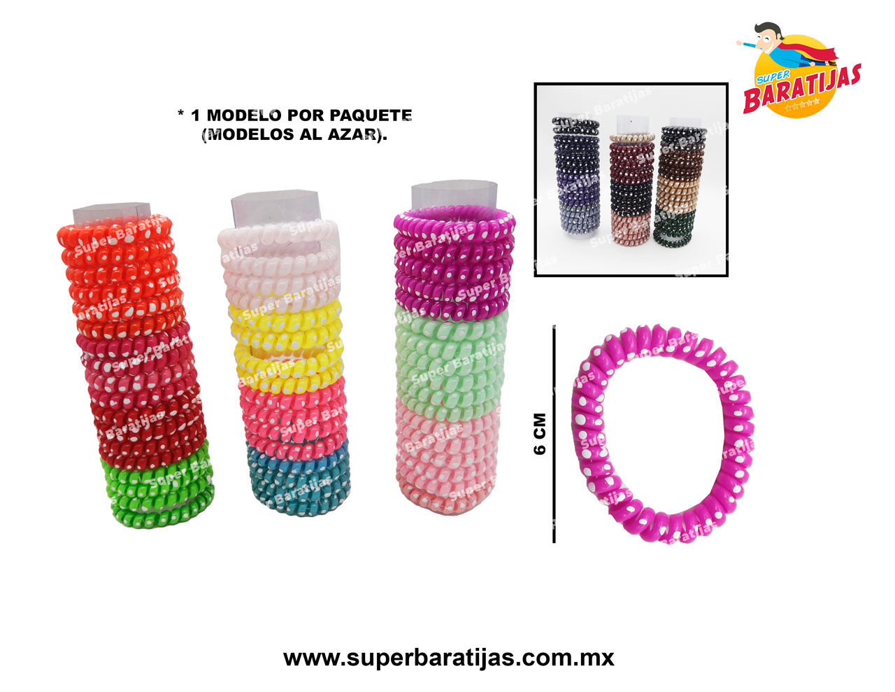 (3R21) LIGA ESPIRAL CABELLO
