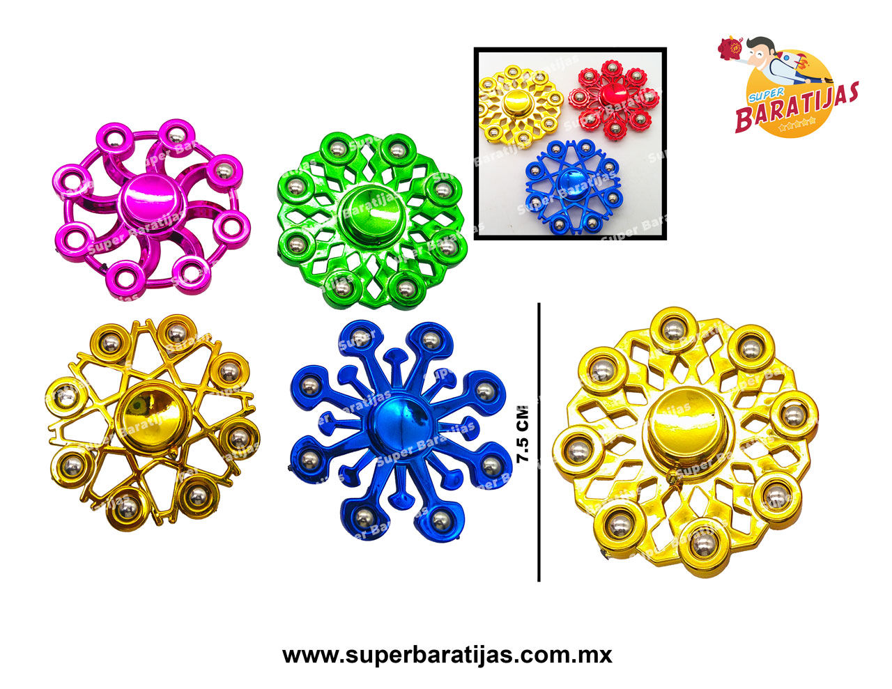 (EMPAQUE) SPINNER ESTUCHE