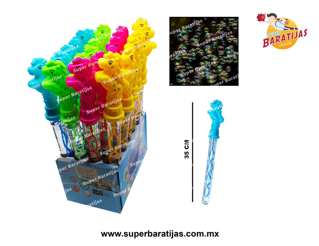 (3I22) (OFICINA 3RA) BURBUJA UNICORNIO COLORES