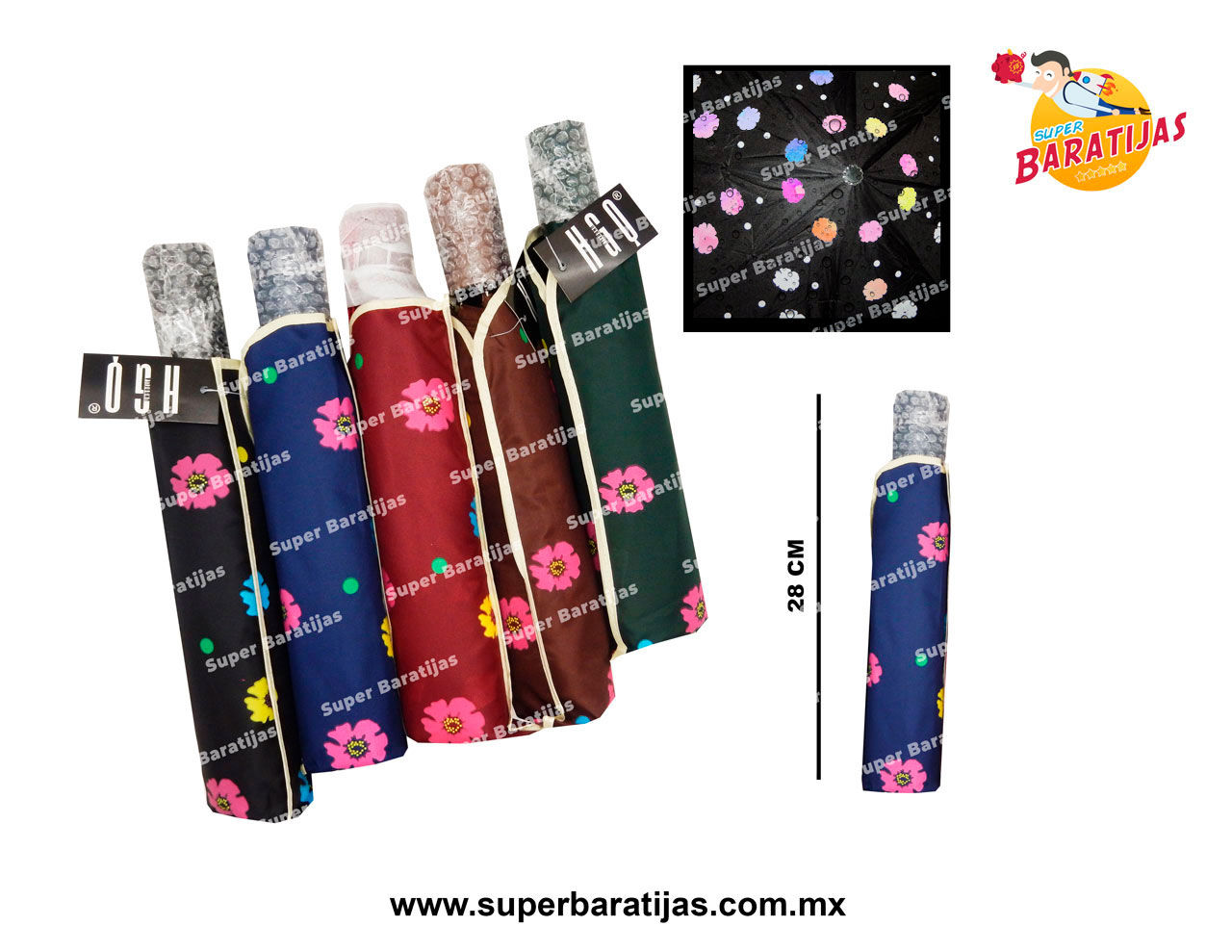 (1G16) PARAGUAS MAGICO FLORES