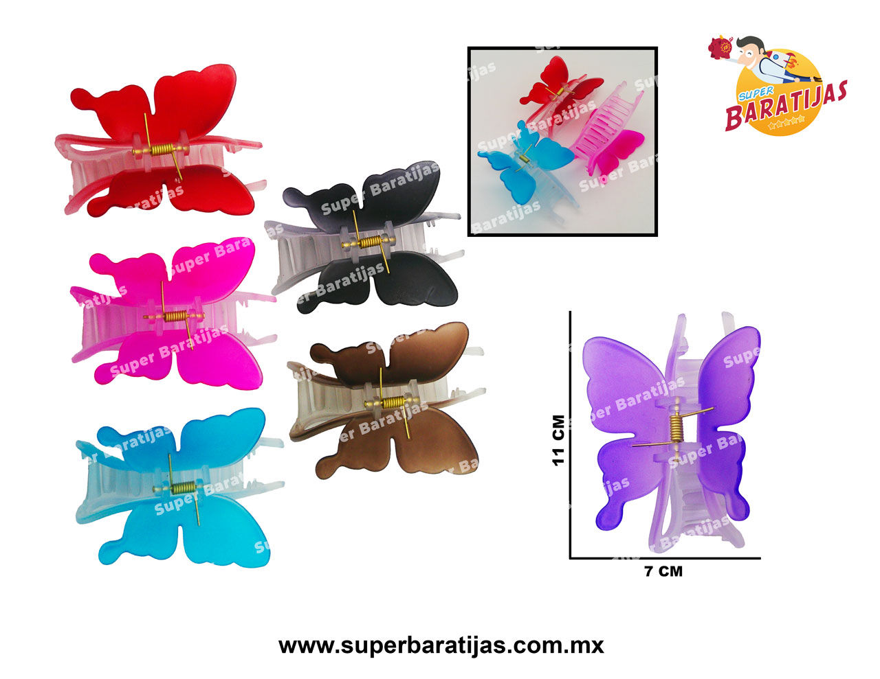 (3R9) PINZA CABELLO 11 CM