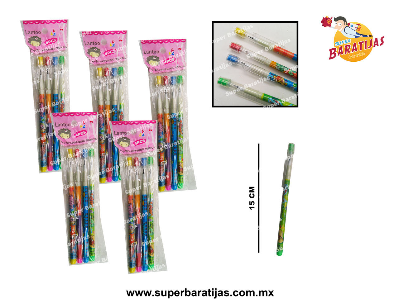 (1A10) LAPIZ PUNTILLAS C/4