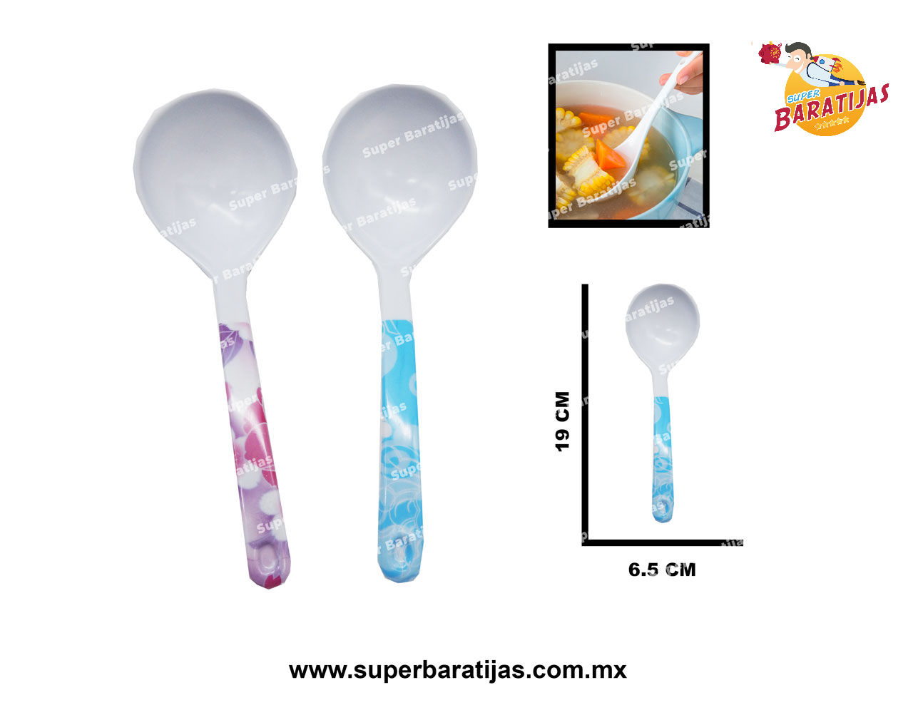 (2D11) CUCHARON MELAMINA