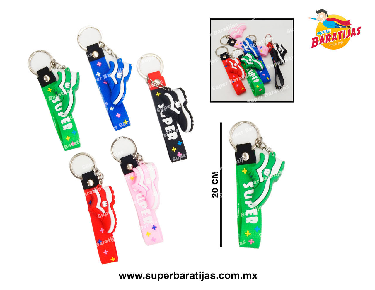 (1D7) LLAVERO GOMA TENIS