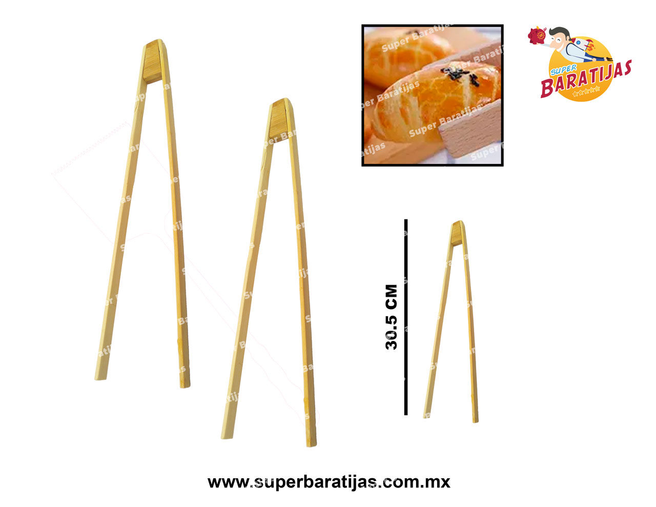 (2E12) (2E20) PINZA MADERA