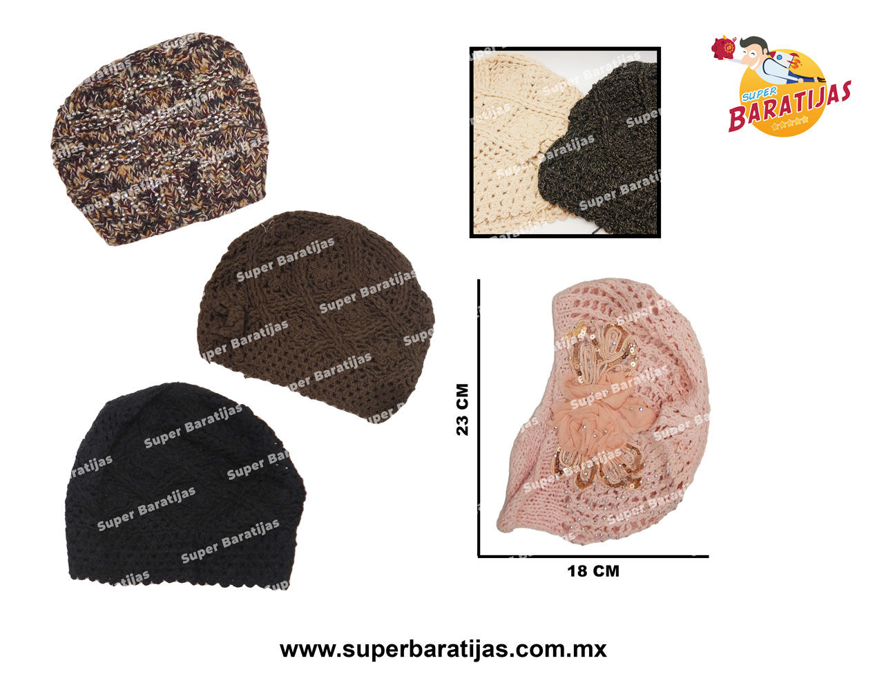 (1D23) (1E24) GORRO SURTIDO