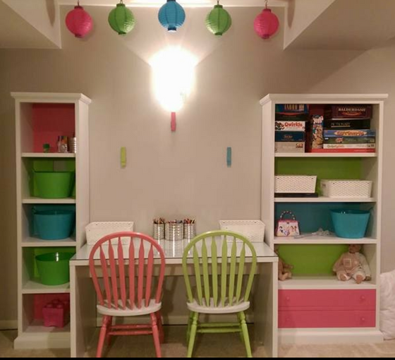 Upcycled children's workspace : designed and built by Kyla Gross