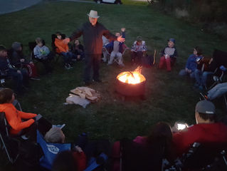 The Air was crisp, but the fire was warm!