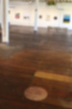 Red Spot Floor Circle