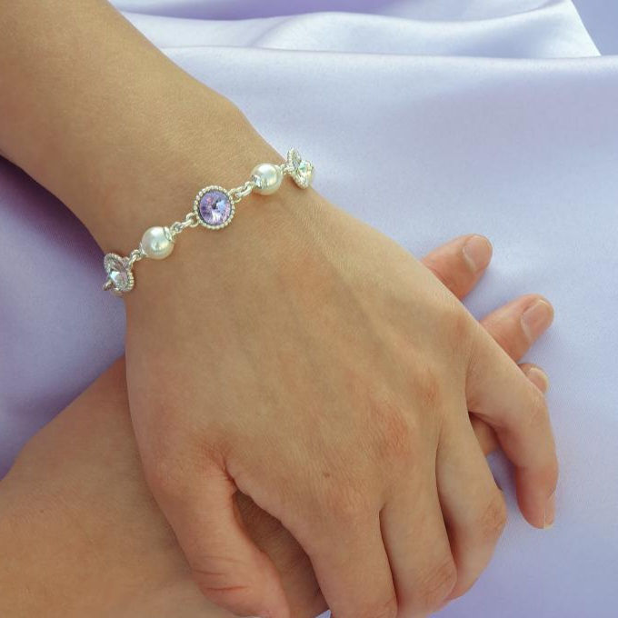 Miniatyrbild: ATROPA Lady of the Lake Silver Bracelet - Design by you