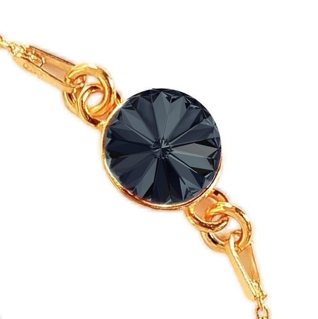 Miniatyrbild: NAJAD Petit Drop Ultra Long Golden Necklace