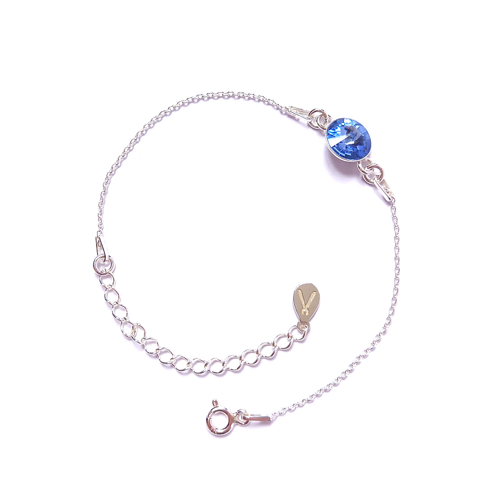 Miniatyrbild: NAJAD Petite Drop Silver Bracelet