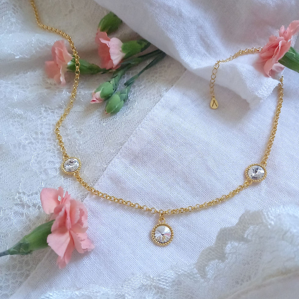 Miniatyrbild: NAJAD Royal Golden Necklace