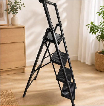 FG-1691 ESCALERA METALICA PLEGABLE 4 NIVELES