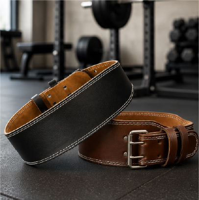 FG-1589 - CINTURON DE CUERO PARA GYM
