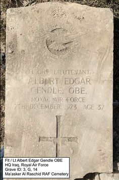 Tragic murder of Flt Lt Albert Gendle OBE, December 1923