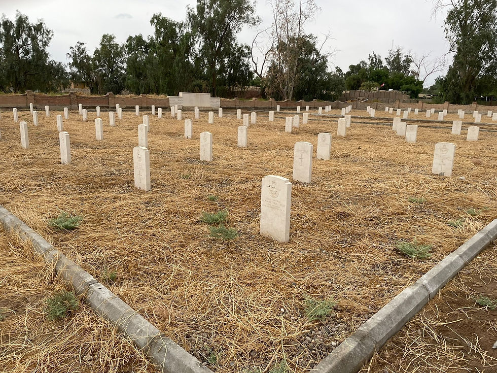 Plot 4 at the Habbaniyah War Cemetery, Iraq