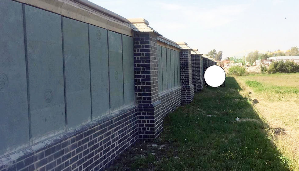 Amara War Cemetery - Panels 33 to 64 in 2021