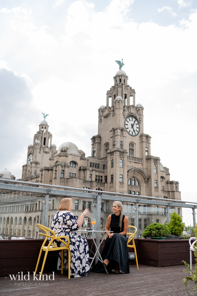 Property Investors outside Liver Building.