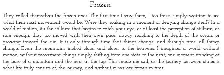 Frozen