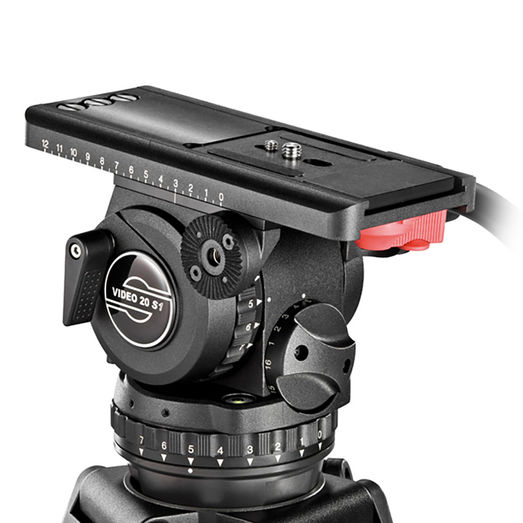 Sachtler Video 20 S1 fluid head, the head in Beanstalk Films' System 20 S1 tripod kit
