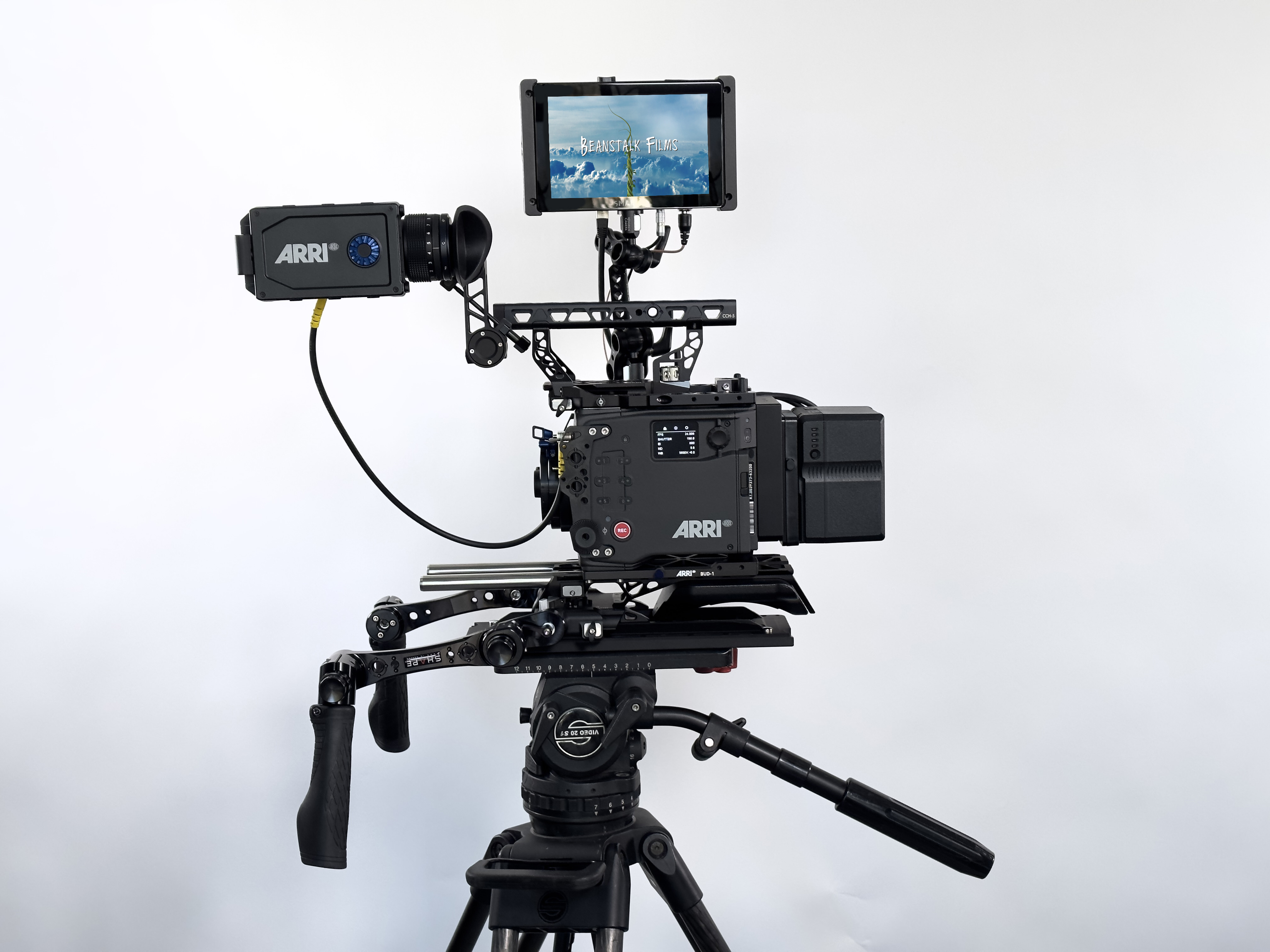 ARRI ALEXA 35 production rig on a tripod