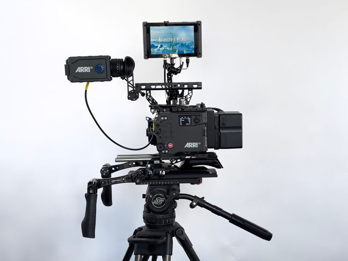 ARRI ALEXA 35 production rig on a tripod