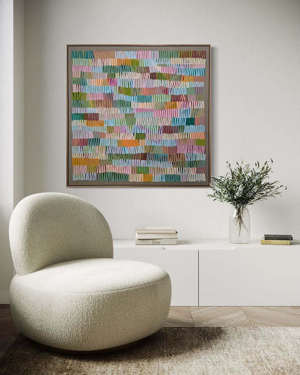 Thumbnail: "Wild Thing" 103x103cm