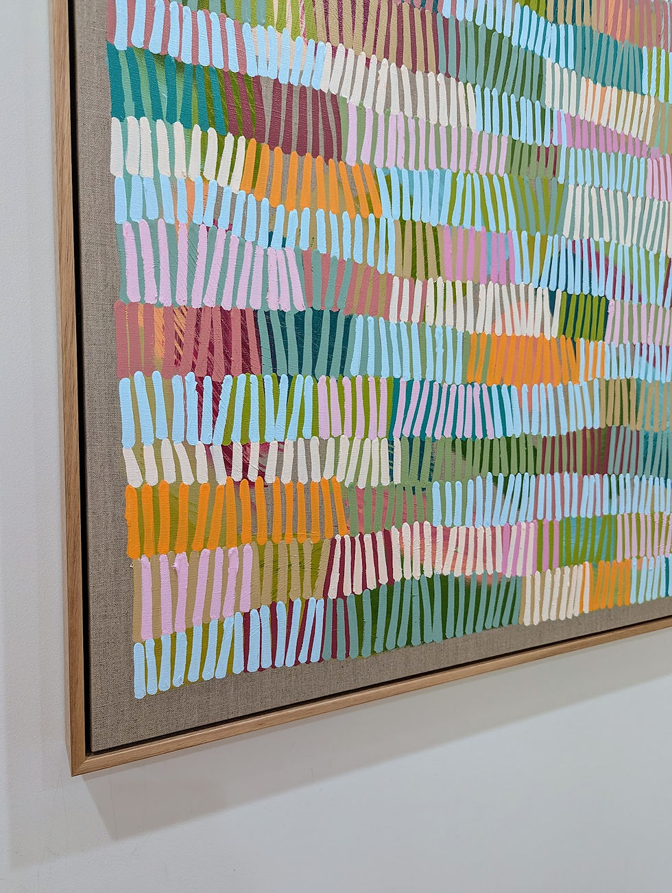 Thumbnail: "Wild Thing" 103x103cm