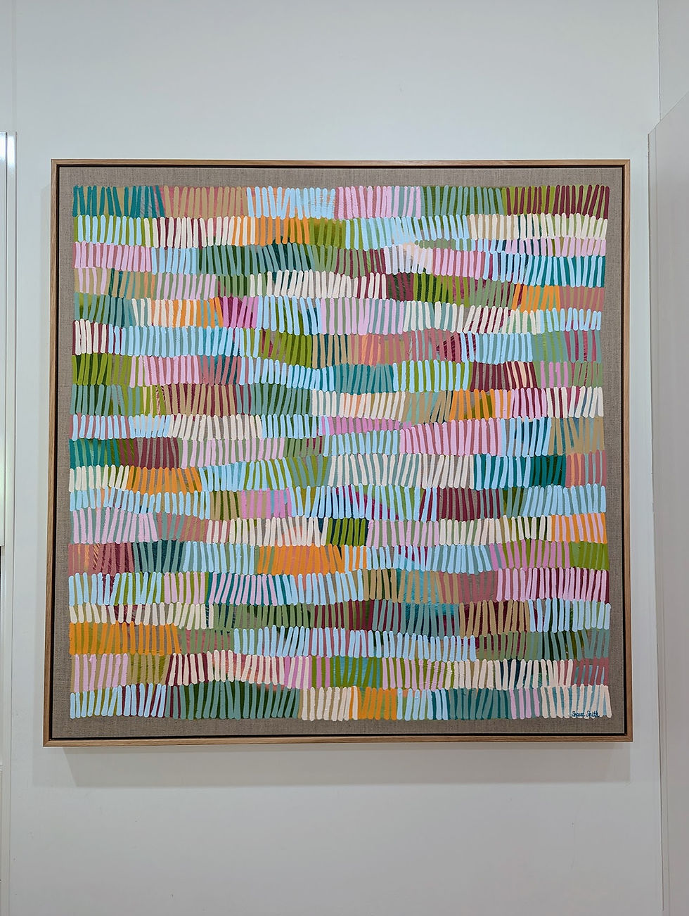 Thumbnail: "Wild Thing" 103x103cm