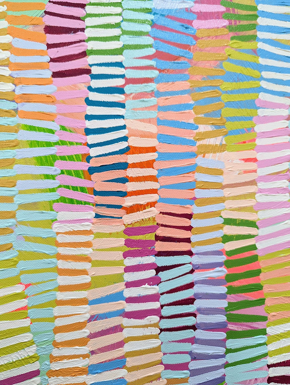 Thumbnail: "Zest Fest" 105x105cm