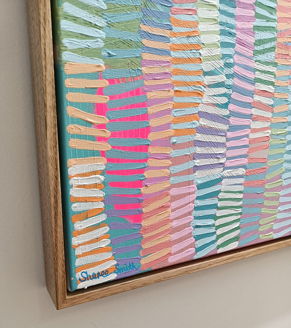 Thumbnail: "You Make Me Happy" 100x150cm