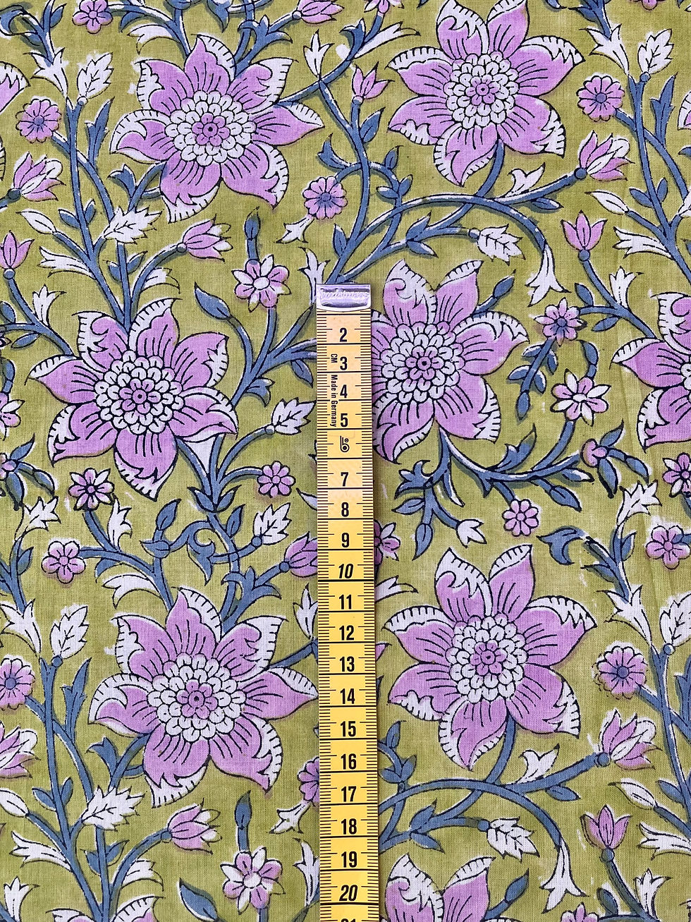 Thumbnail: Jaipuri Block Print - Katoenen Stof