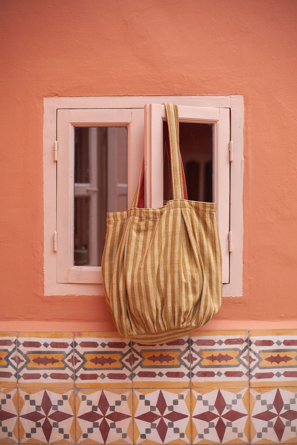 Thumbnail: The Sun Stripe Block Print Bag