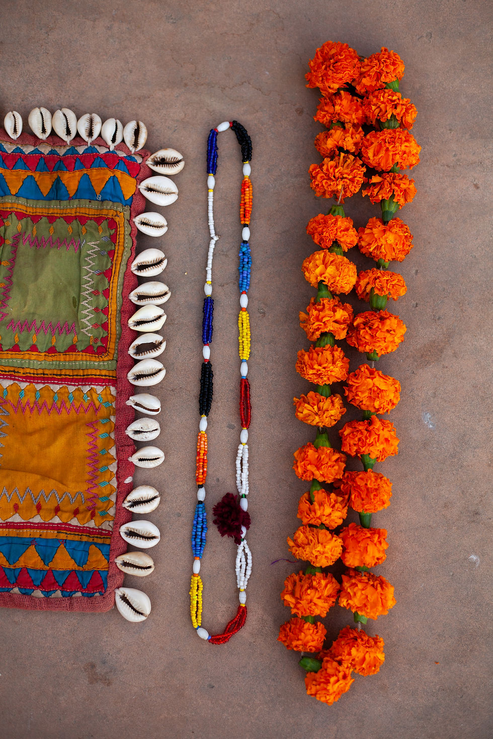 Thumbnail: Handcrafted Tribal Beaded Necklace
